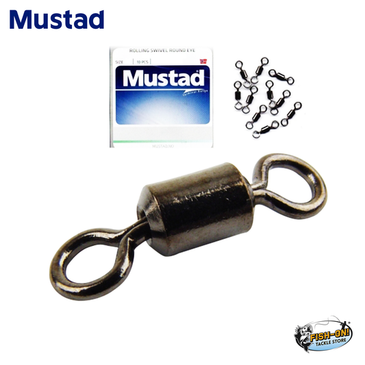 Mustad Round Eye Rolling Swivel