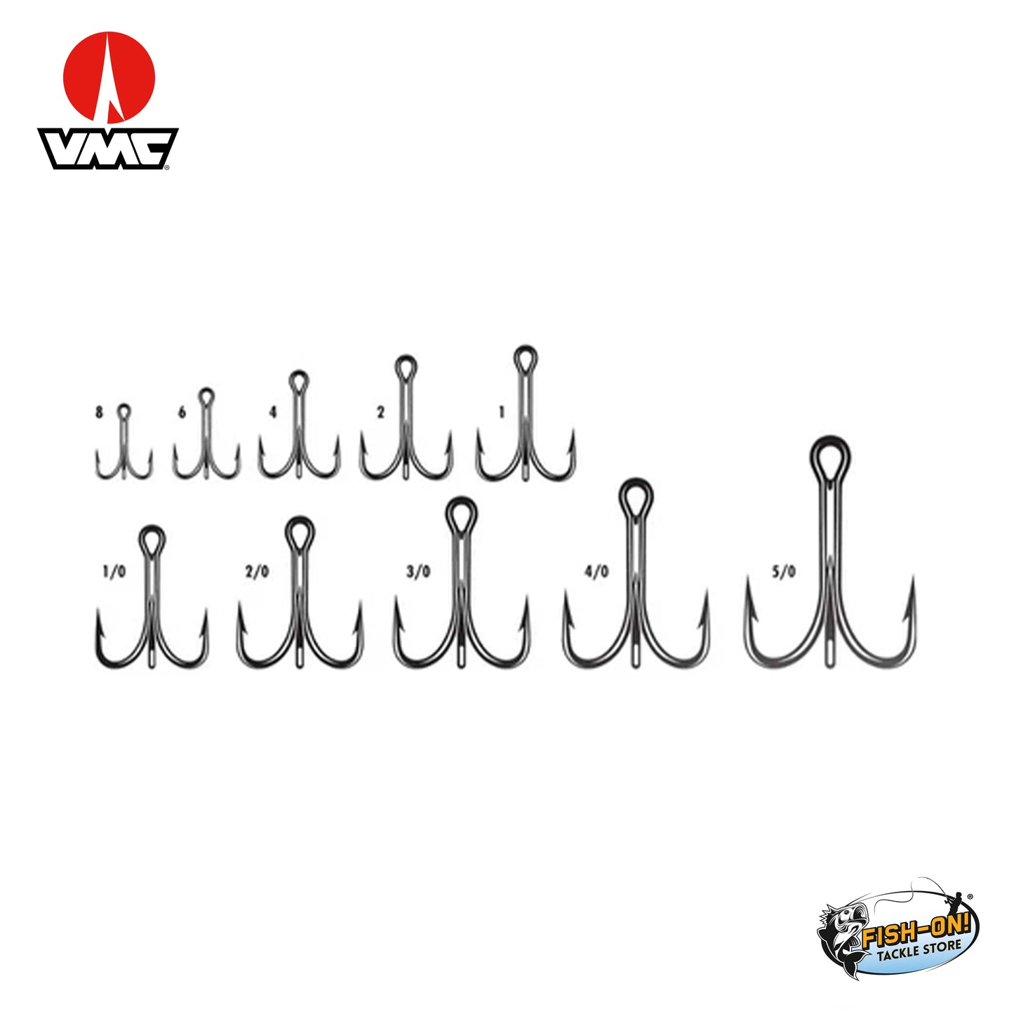 VMC 8527 4X Treble Hooks