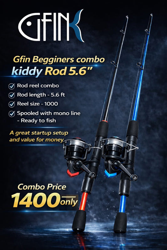 G-Fin Kiddy Spinning Rod Reel Combo 6.6ft