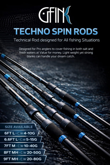 G-fin Techno Spin Spinning Rod