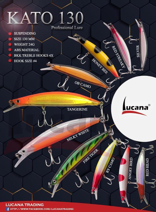 Lucana Kato 130 Suspending Minnow