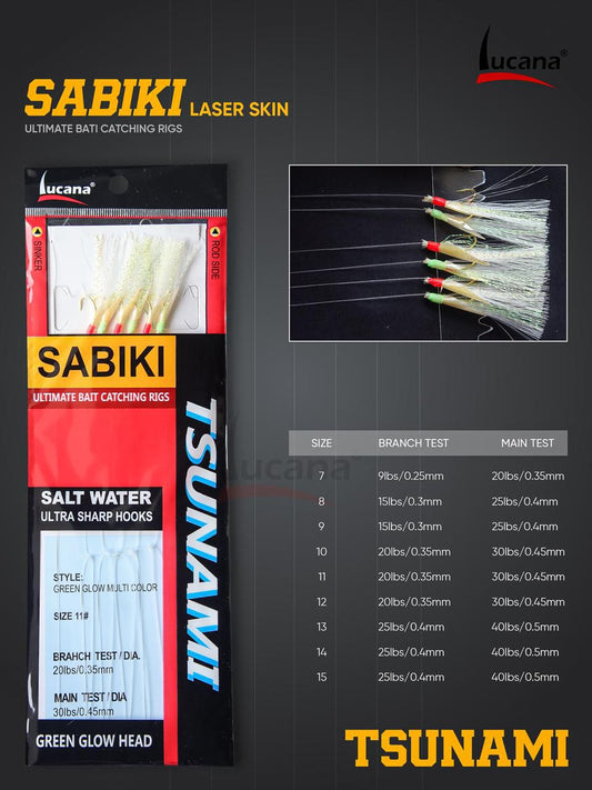 Lucana Sabiki Rigs Laser Skin