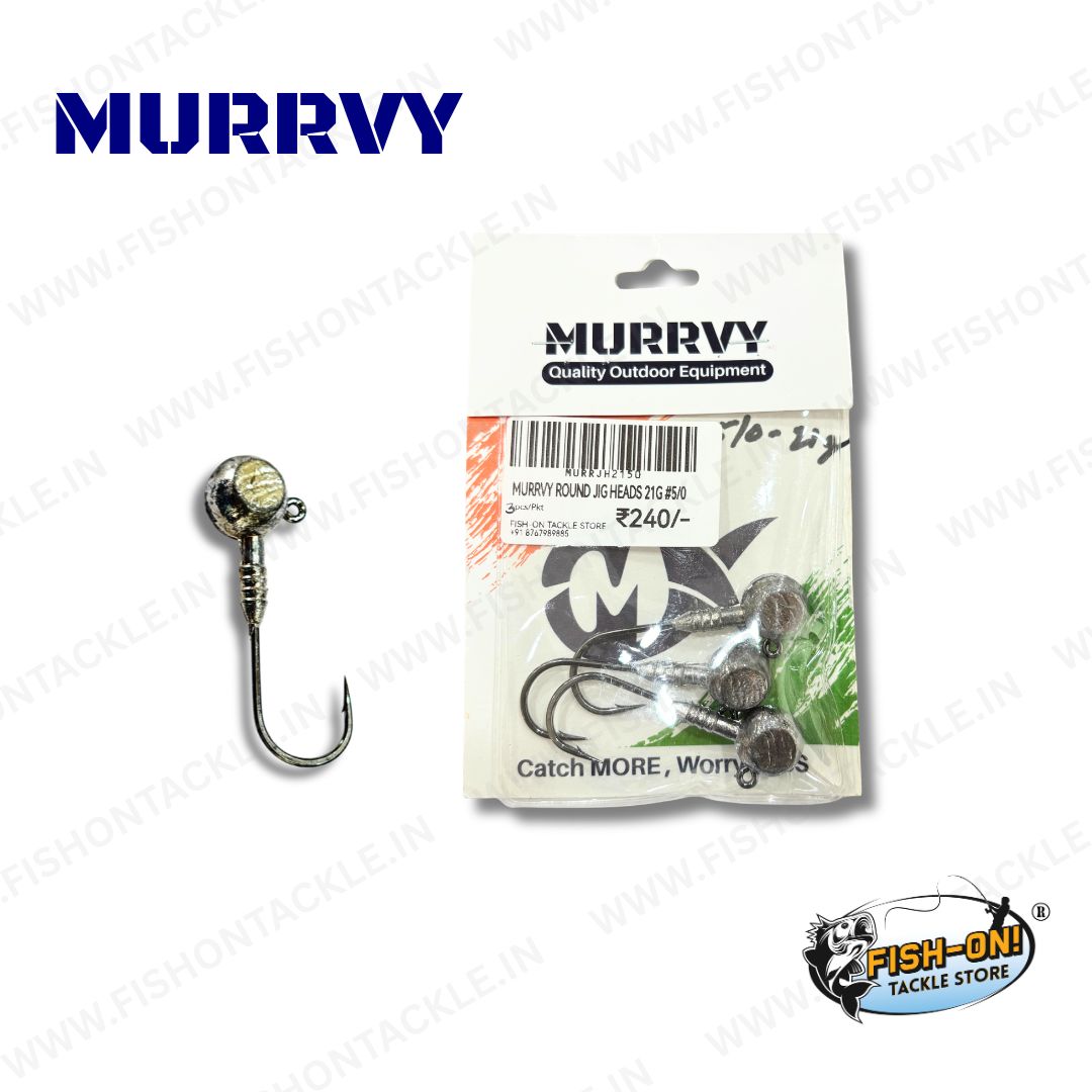 Murrvy Gol Jig Heads - Round Fishing Jig Heads