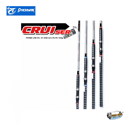 Pioneer Cruiser Strong Fiber Glass Spinning Rod