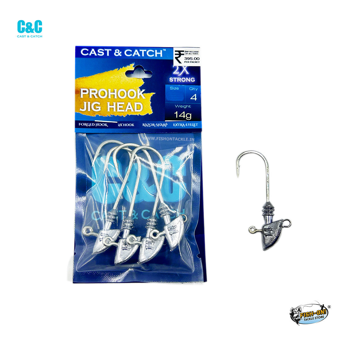 Cast & Catch Pro Hook Jig Heads – Fish-On Tackle Store