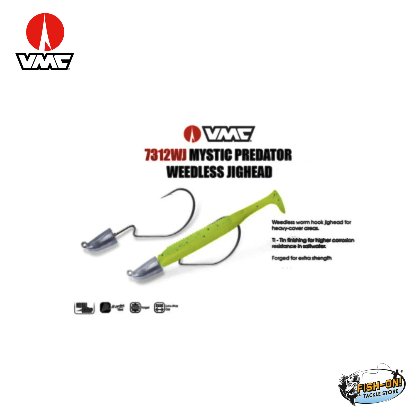 VMC Mystic Predator Weedless Jig Heads