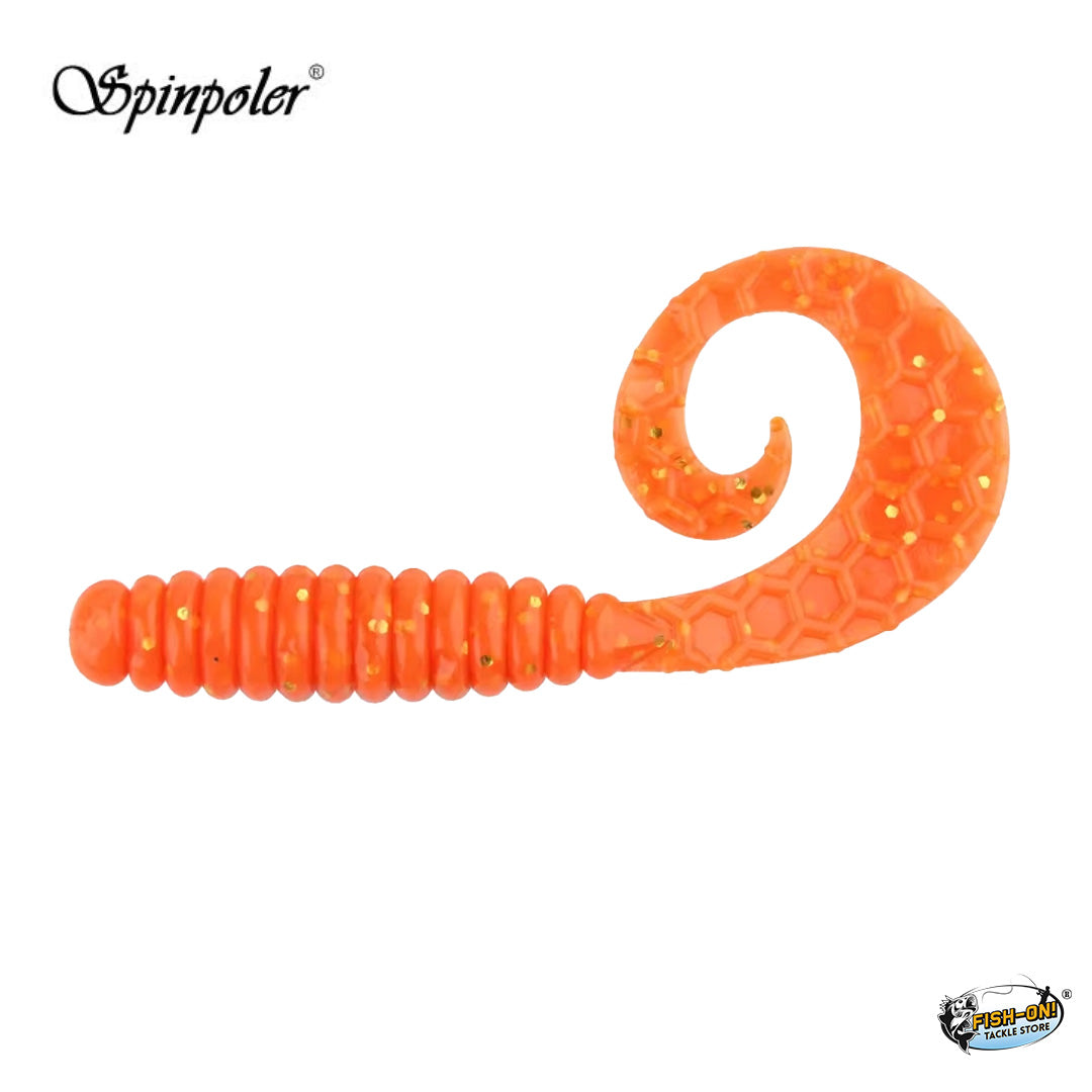Spinpolar Curly Tail Grubs 10cm