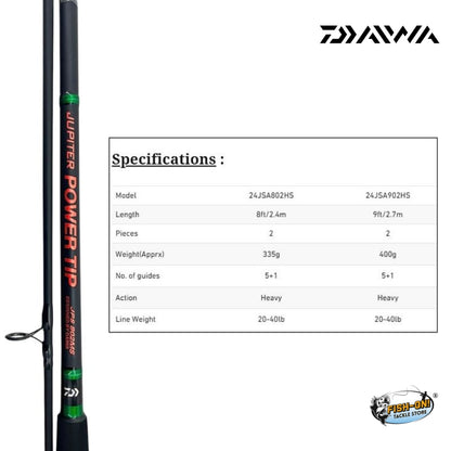 Daiwa Jupiter Power Tip 2024 Edition