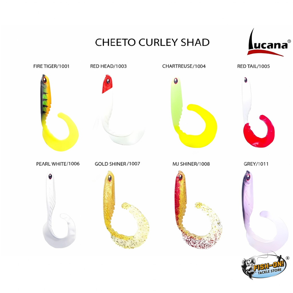 Lucana Cheeto Curved Shad 13cm 