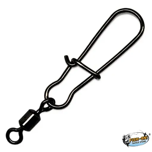 Crimson Duo lock Snap Rolling Swivel